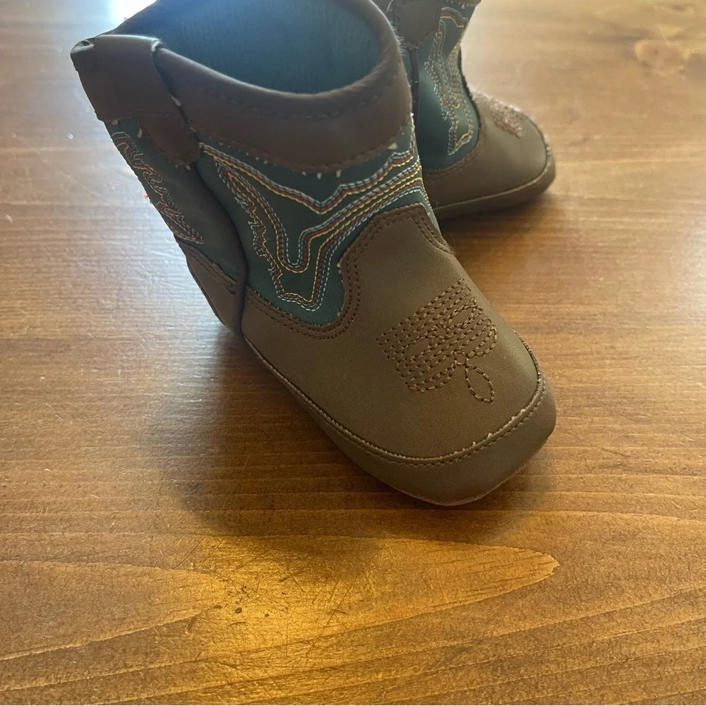 Twister Brown and Blue Boots western boots infant